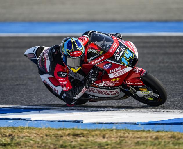 Cormac Buchanan makes his Moto3 World Championship debut in Thailand. PHOTO: MANU TORMO