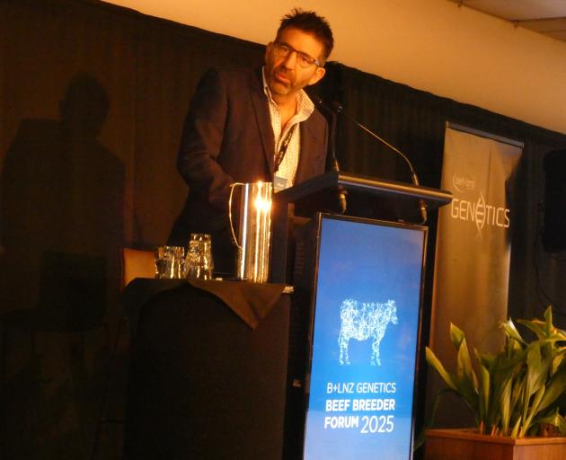 Beef + Lamb New Zealand chief executive Alan Thompson introduced himself to farmers at the B+LNZ...