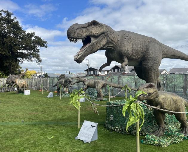 The Amazing Dinosaur Discovery came to Gore this past weekend, with towering monoliths of the...
