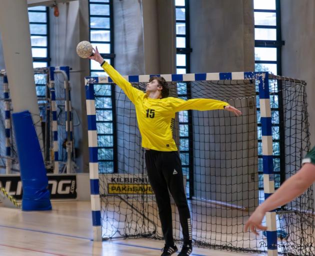 Logan Park High School handball player Felix Pettigrew. PHOTOS: SUPPLIED