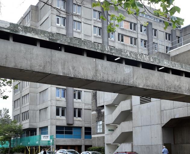 Dunedin Hospital on Tuesday. Photo: Peter McIntosh