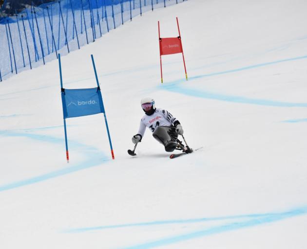 Corey Peters grabs a bronze at the FIS World Cup in Italy last week. PHOTO: SUPPLIED