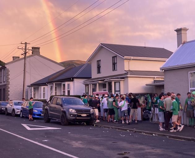 Revellers started the St Patrick's Day celebrations early this morning, with leprechauns...