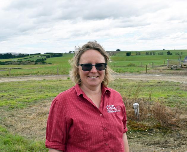 Combined Vet Services vet Karen Nicholson, of Gore, is warning dairy farmers about a salmonella...