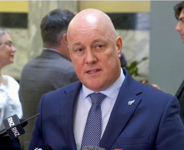 Prime Minister Christopher Luxon. Photo: RNZ