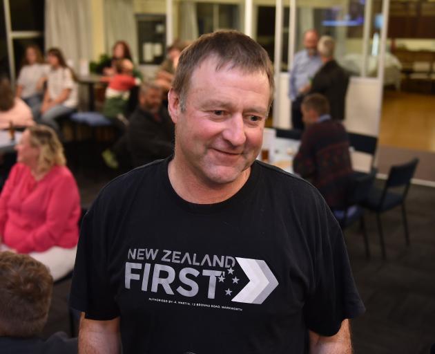Taieri New Zealand First list MP Mark Patterson. Photo: ODT files