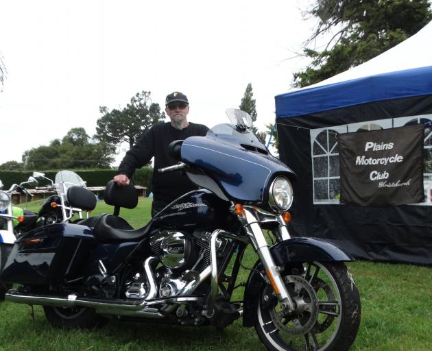 Rob Carlion, of the Plains Motorcycle Club in Christchurch, is attending his 21st March Hare...