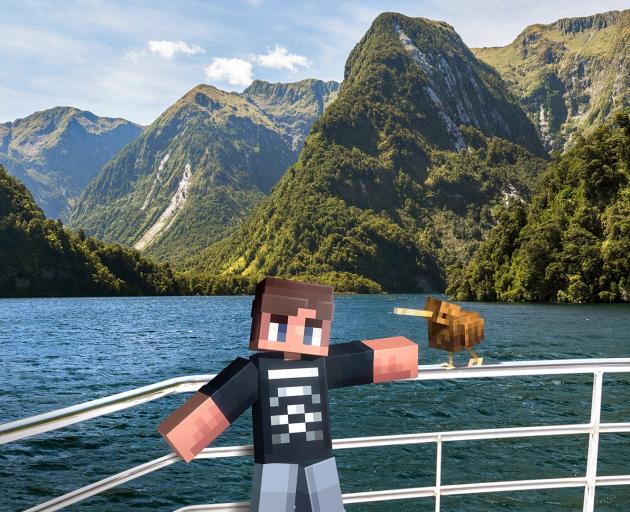 Doubtful Sound is among the six locations to be downloaded from the Minecraft store as part of a...