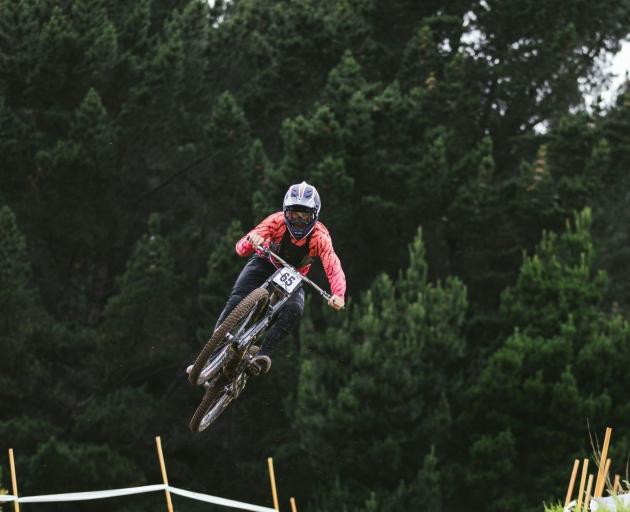 Otago Boys’ High School mountain biker Shaun Hasler.