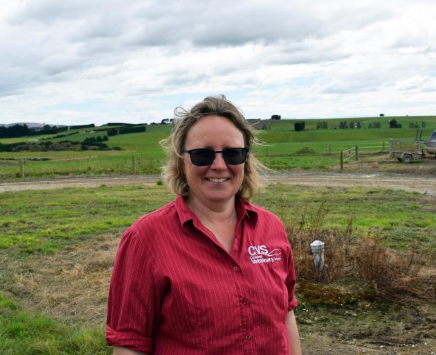 Combined Vet Services vet Karen Nicholson, of Gore, is warning dairy farmers about a salmonella...