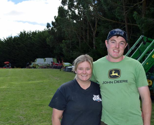 At the Robinson family’s clearing sale on Elgin sheep and beef farm in West Otago are the vendor...