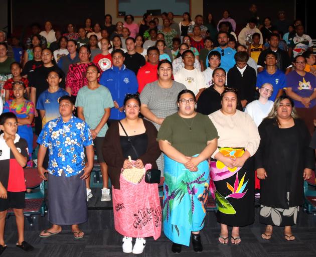Last Sunday, members from Pasifika communities rehearse singing We Leave Our Islands, by Tuilagi...