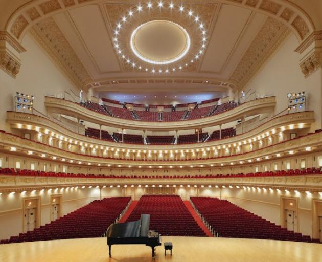 Carnegie Hall's renowned concert hall. Photo: Carnegie Hall