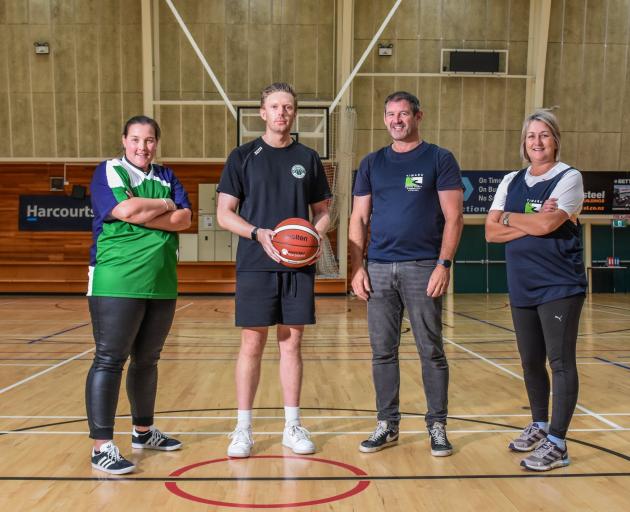 Getting ready to take to the court for the Multi-Agency Basketball Fundraiser this weekend are ...