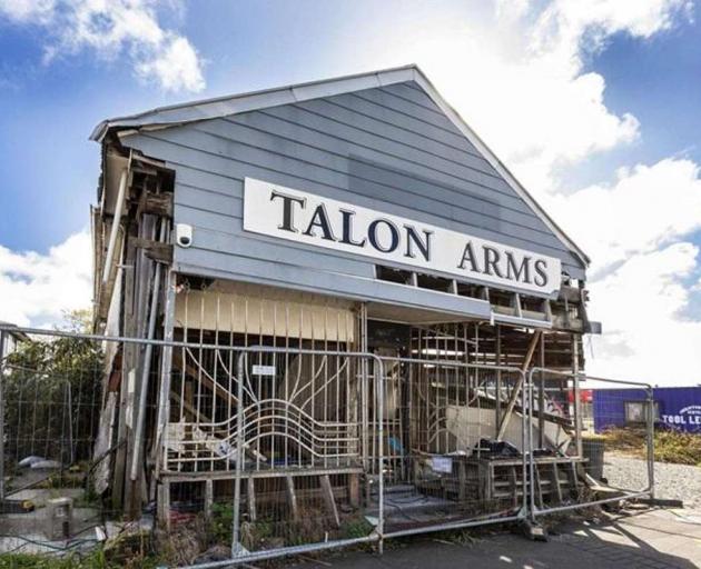 The former Talon Arms gun repair shop in Linwood. Photo: Supplied