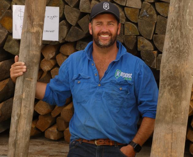 Repost co-founder Greg Coppell repurposes old vineyard posts to turn them into good-as-new...
