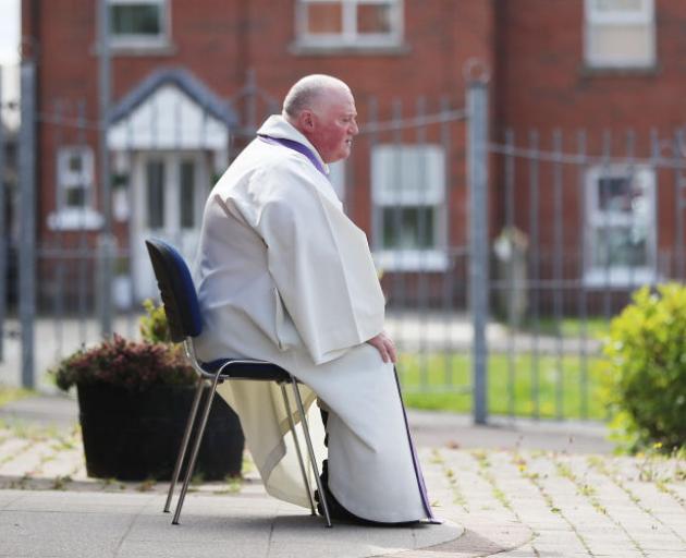 Rev. Paddy McCafferty in West Belfast is a survivor of sexual abuse.  Photo: Getty Images (file)