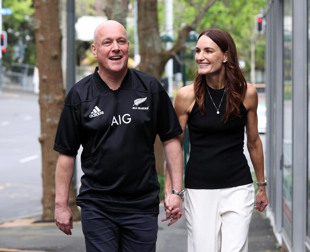 Christopher and Amanda Luxon. Photo: Getty Images