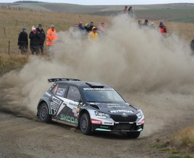Defending national champion Ben Hunt (Skoda) took the lead midway through Saturday, as he eyes a...