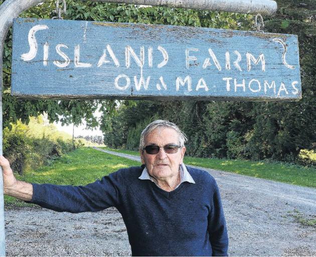 Island Farm owner Owen Thomas is sad to leave the farm. PHOTO: JOHN COSGROVE