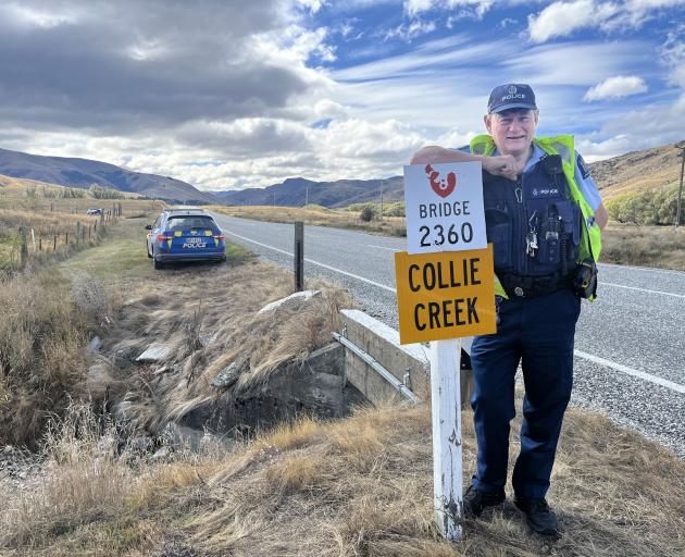 Senior Constable Mike Colligan, of Alexandra, is retiring after 42 years on the job. PHOTO: SUPPLIED