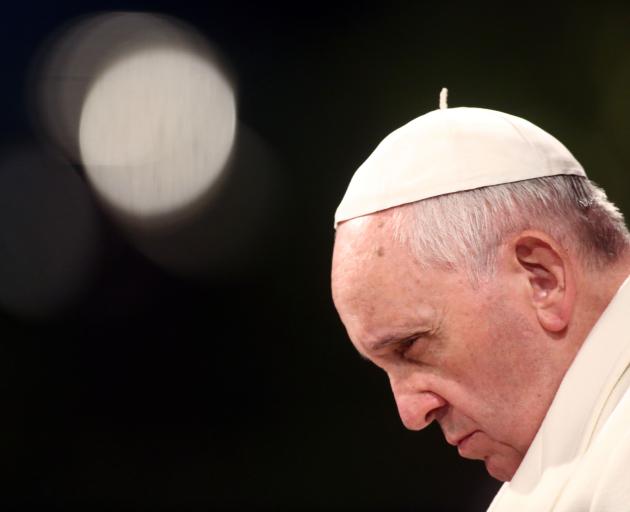 Pope Francis made a public appearance and met with world leaders a day before he died. Photo:...