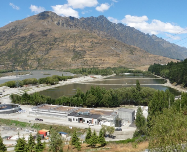 The Shotover wastewater treatment plant at Frankton. Photo: QLDC