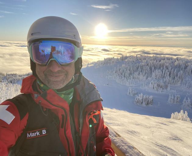Central Southland vet Mark Bryan volunteers as a member of the Canadian Ski Patrol.