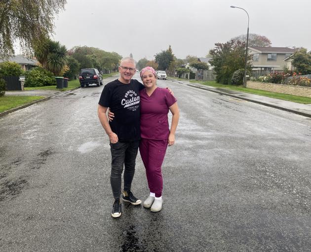 Campbell St residents Alastair Bolland and Jane Merry celebrate their school camp survival story....