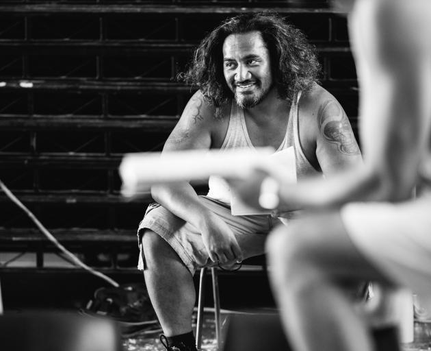 Fasitua Amosa at UPU rehearsals in 2020 Photo: David St George Photography