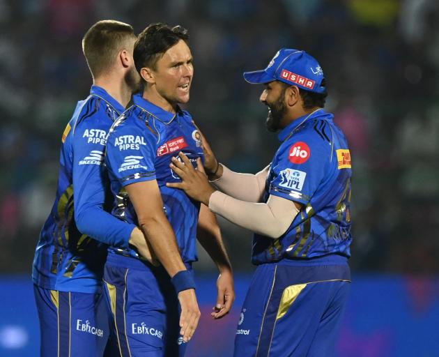Trent Boult is one of five New Zealand players involved in the IPL. Photo: Reuters