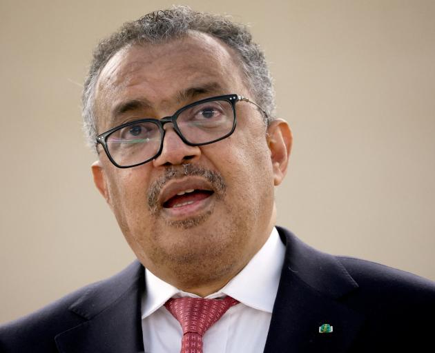 World Health Organization director-general Dr Tedros Adhanom Ghebreyesus. PHOTO: REUTERS
