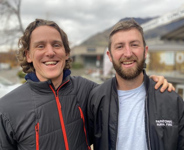 Marijn Wouters, left, and Rhys Cunningham. PHOTO: PHILIP CHANDLER
