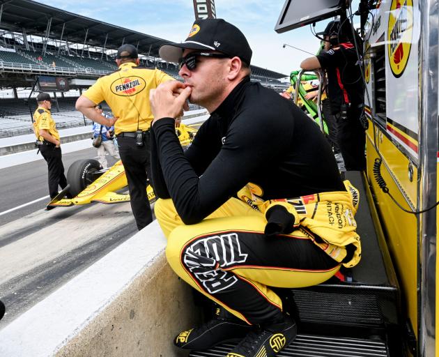 Team Penske driver Scott McLaughlin ponders the upcoming race.