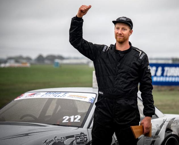 Sheldon Kneale in the winner’s circle. PHOTO: SUPPLIED