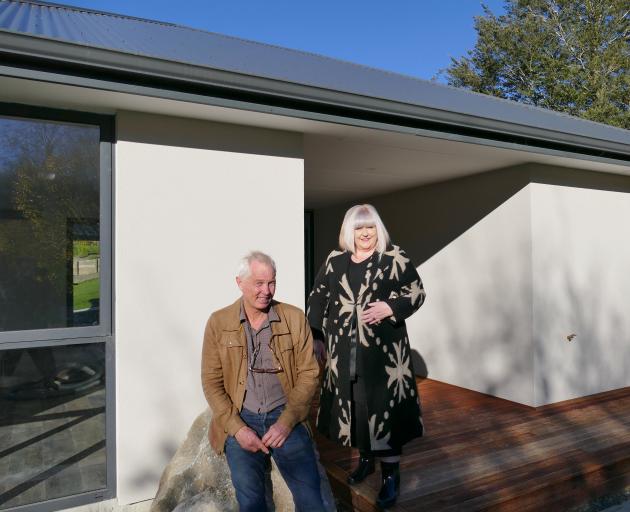 Tuapeka Community Health Inc project manager Mark Hay and society officer Suzanne Stephenson...