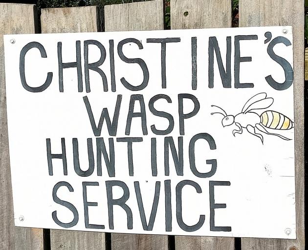 This handmade sign was placed on Christene Dennison’s front fence by her appreciative neighbours....