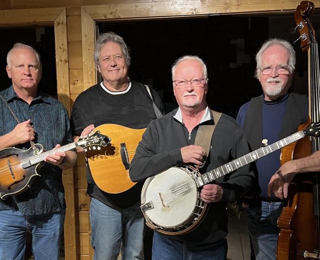 Coming to Tussock Country from the US are Sassafras (from left) Wes Tuttle, Randy Gambill, Kent...