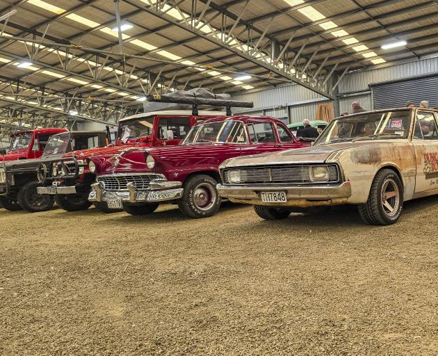 A sample of last year’s selection of utes at the Tussock Country Ute Muster 2024. PHOTOS:...