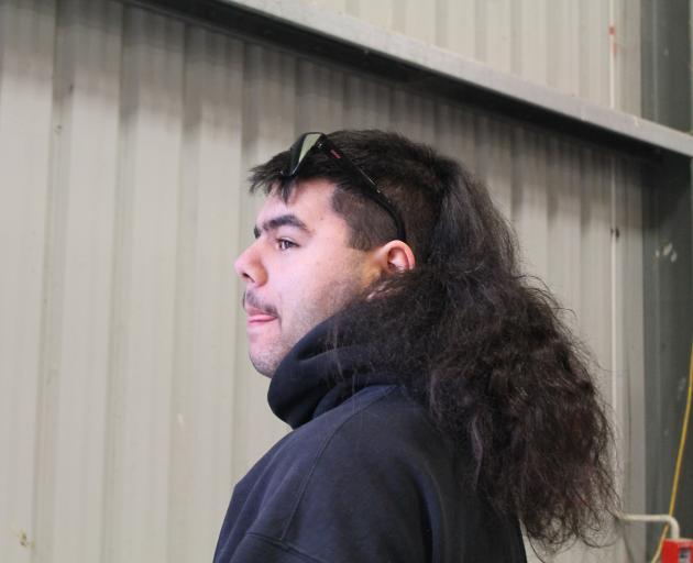 Theanim Wilson, winner of best mullet in the senior category at the Ute Muster.