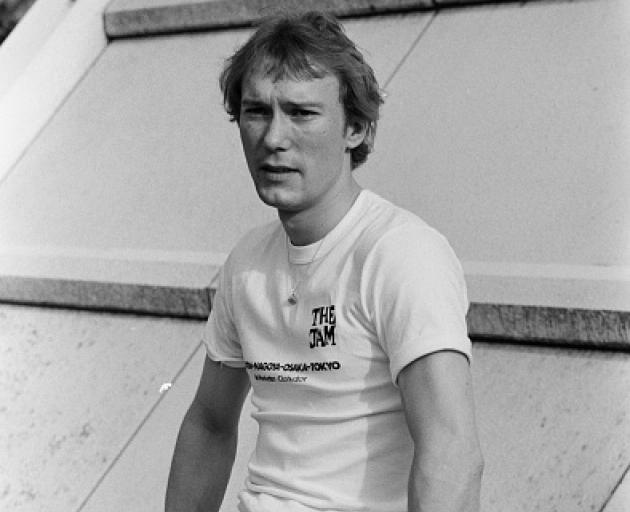 Rick Buckler of The Jam outside the Nakano Sunplaza, Tokyo, Japan, May 15, 1981. Photo: Getty Images