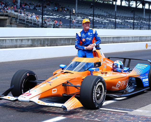 IndyCar driver Scott Dixon poses for a photo after qualifying on May 17. PHOTO: GETTY IMAGES