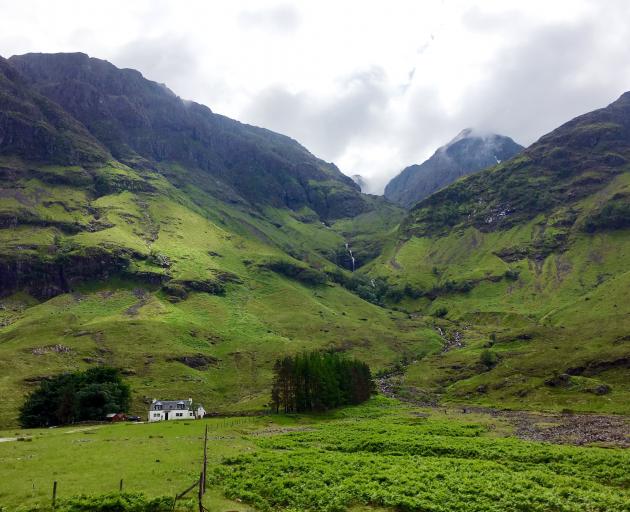 The route through historic Glencoe. PHOTO: JULIE ORR-WILSON