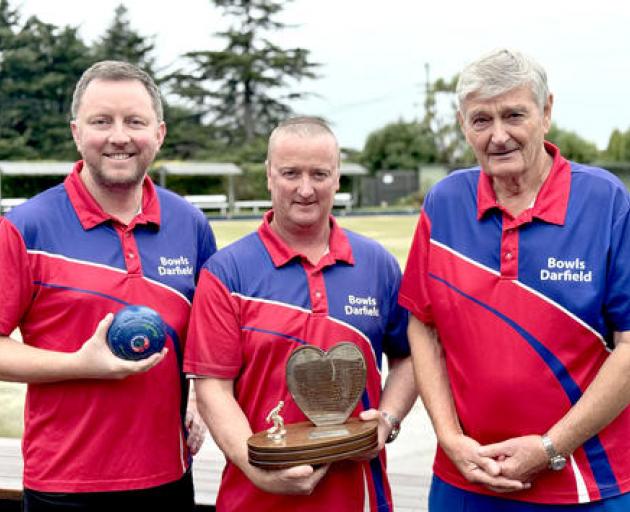 Sam Broughton cites bowls as valuable for his mental health. He is pictured here with triples...