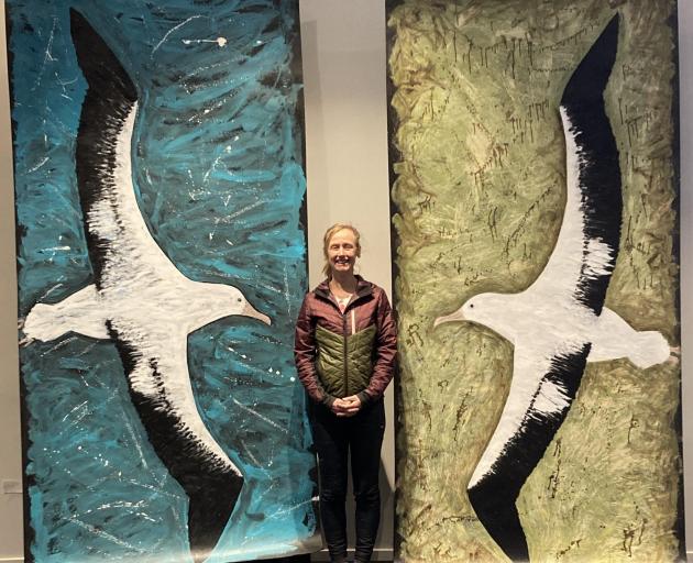 The southern royal albatross inspires Wickes’ art. 