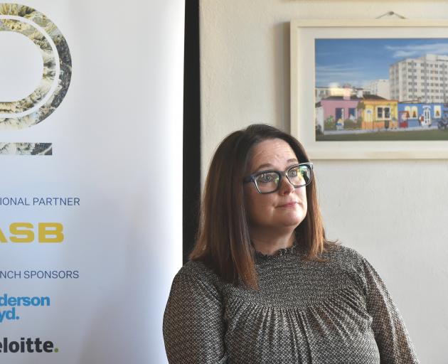 Accountant and governor Rachel McLauchlan answers questions at a lunch for women in governance in...