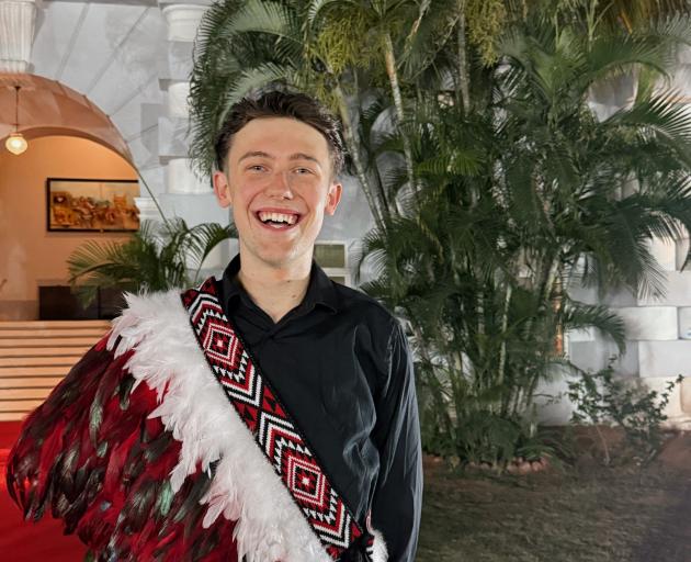 Young Labour president Ethan Reille on a recent trip to India for the Bharat Summit. PHOTO:...