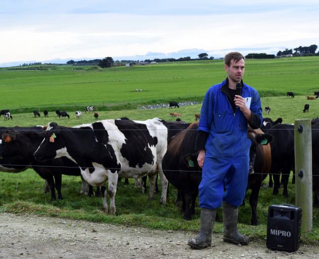 Sharemilker Nan de Haan speaks about a vaccine shortage stopping him protect his herd against...