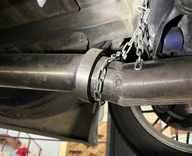 This chain was discovered when another vehicle was inspected. 