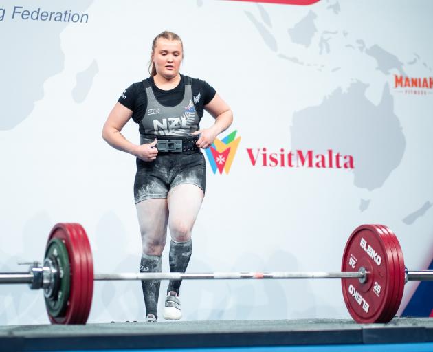 Romy Guichard, of Wānaka, is the national and Oceania record holder for the squat and deadlift in...